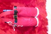 Santa pants wine bag