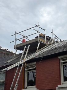 roof ladder platform