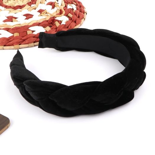 Brand New Women s Velvet Twist Braided Headband Vintage Wide Hair Band Fashion Hair Accessory for Women and Girl.
