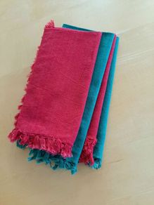 Four cotton napkins