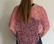 Heading off to EP? Amazing crochet sequin poncho