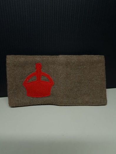 Vintage British Army Council Armband Brassard Crown Patch Military Collectible