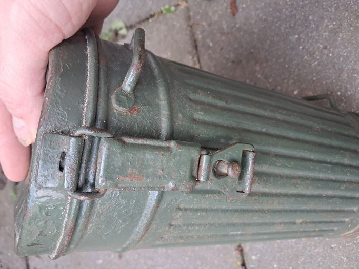 German WWII Gas Mask Canister