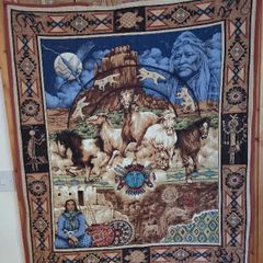 Vintage Native American Indian Wall Hanging