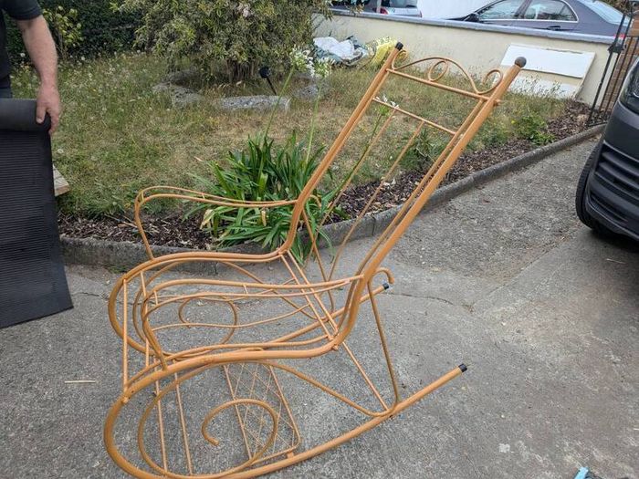 Metal garden chair