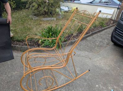 Metal garden chair