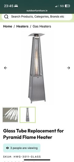 Patio Gas Heater - Pyramid