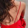 Zara Linen blend strappy midi Dress Image 6