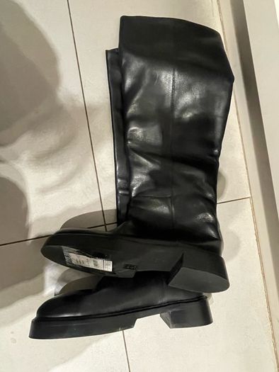 tall boots riding black women Jigsaw size 5 BNWT