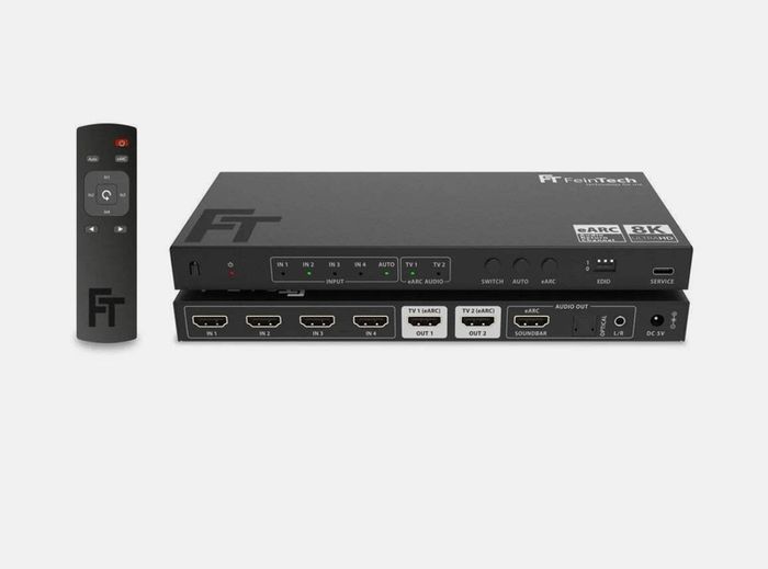 HDMI 2.1 eARC - Remote controlled splitter switch
