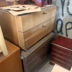 Pair of large Bedside Lockers with drawers