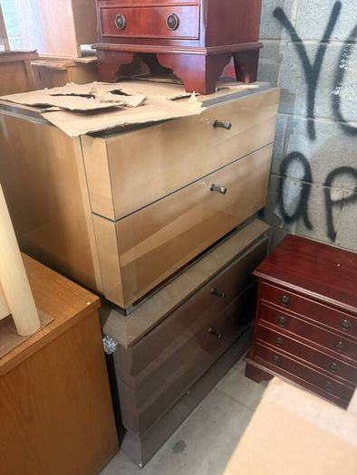 Pair of large Bedside Lockers with drawers