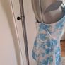 I saw it first tie dye white/blue playsuit size UK12 EU40 Postage included Image 3