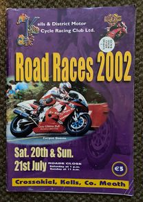 2002 Kells Road Races Programme - Motorcycle Racing - Meath