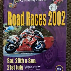 2002 Kells Road Races Programme - Motorcycle Racing - Meath