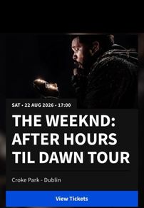 The Weekend 350 Croke Park 22nd Of August Gold Circle
