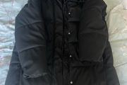 Vero Moda Black Puffer Coat with Hood - Size S