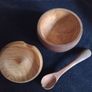 wooden apple pot with spoon Image 5