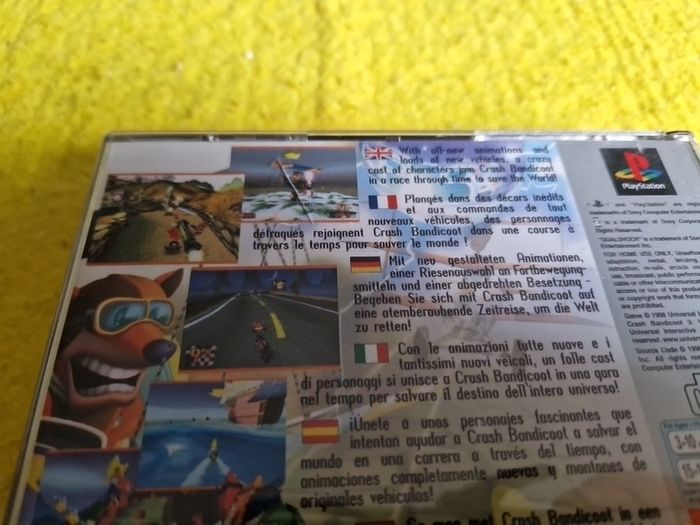 Crash Bandicoot 3 Warped PlayStation1 ps1 PlayStation2 ps2 games Original