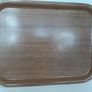 vintage retro tray with large doilies +2 small Image 10