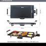 Steak Griller 2000 Watt Quest Teppanyaki  Griller Chops Sausages Rashers  Kebabs Tomatoes Vegatables Healty Cooking No Need For  Oil Image 6
