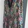 SANDRO Paris floral metallic mini dress Sz 36 (6-8UK) - Rrp 180 (New) Image 9