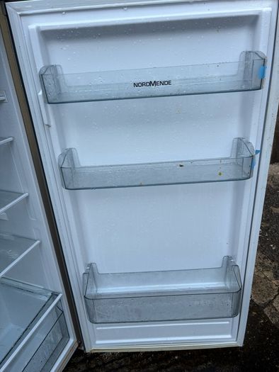Nordmende 55cm Freestanding Fridge Freezer Silver