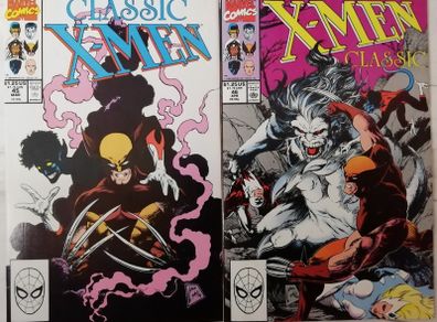 Classic X-Men #'s 45 & 46 Wendigo Appearance (1990)