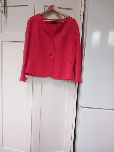 Oska Boiled Wool Jacket S3 Excellent Condition Coral Shade