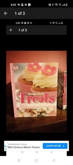 Child's Ultimate sweet treats cookery book beautiful recipes.  75 recipes.