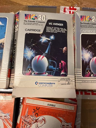 Ultimate Vintage Commodore VIC20 Lot. 5 Boxed Games, Hardware N Rare Cassettes UK PAL