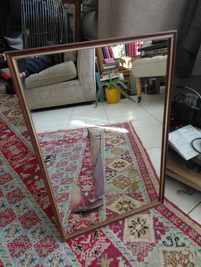 Vintage mirror Kerry Ann by Lucknow Ltd 47 x 31 cm