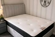 Double bed with mattress headboard also included