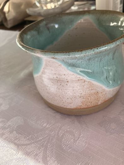 Ceramic glazed pot