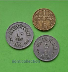 Egypt 1967 - 1992 year coins