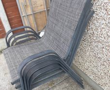 4 spare garden chairs