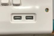 Twin White Switched Socket with 2 USB Ports