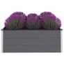 Garden Raised Bed WPC 150x100x54 cm Grey Image 4