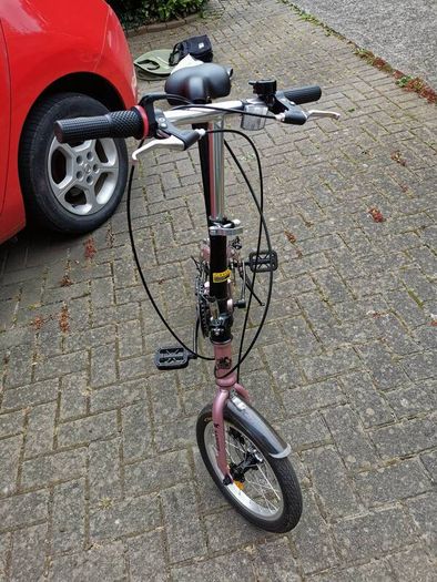 Small folding bike for adults or younger