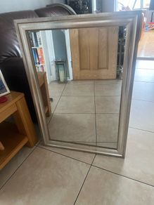 Vintage Silver Framed Mirror
