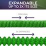 Expandable Garden Hose with 8 Function Hose Nozzle, Lightweight Anti-Kink Flexible Garden Hoses, Extra Strength Fabric with Double Latex Core (50 FT, Green) Image 2