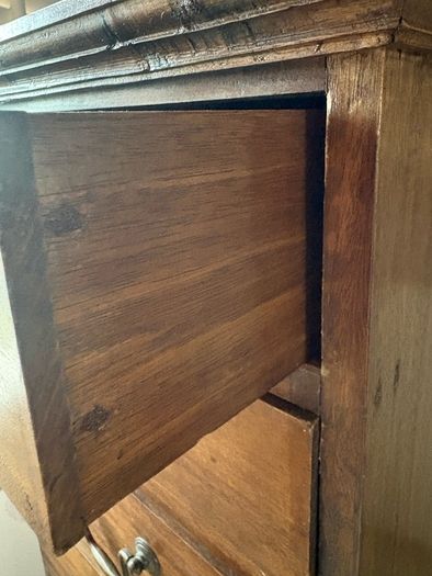 Beautiful slim rustic vintage 10 drawer tallboy in superb condition