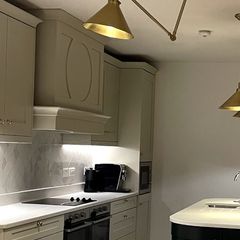 Elstead Provence Light Wall or Ceiling Light/Pendant - Aged Brass