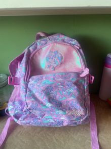 Smiggles girls pink unicorn school bag.