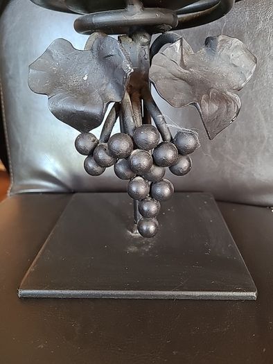 Wrought iron fruit basket