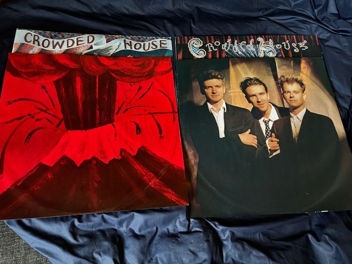 Crowded House 1986 + 88 vinyl albums