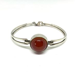 Mid century silver bangle