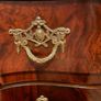 Vintage two-drawer chest with brass handles Image 3