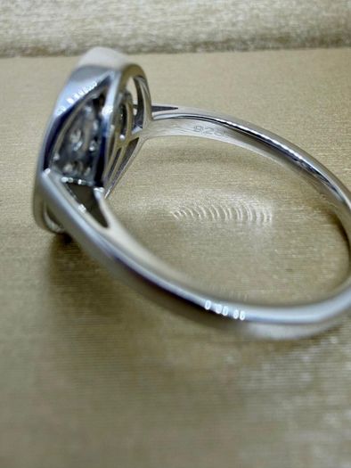 Diamond Oval Cluster Ring