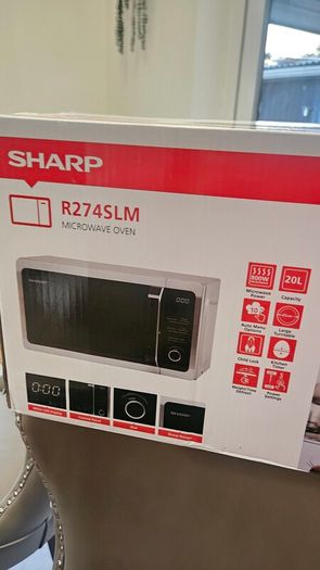 Sharp silver mircowave